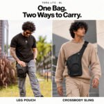 Carbonado TORA Modular Leg Pouch with Removable Camera Insert & Organiser | Lightweight Utility Sling for Creators, Travel, EDC & Urban Carry - Image 6